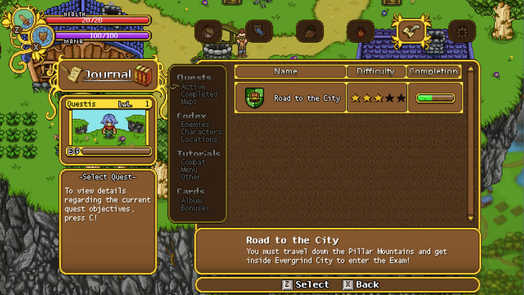 Quest Log